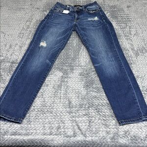 Judy Blue Women’s Dark Blue Distressed Jeans